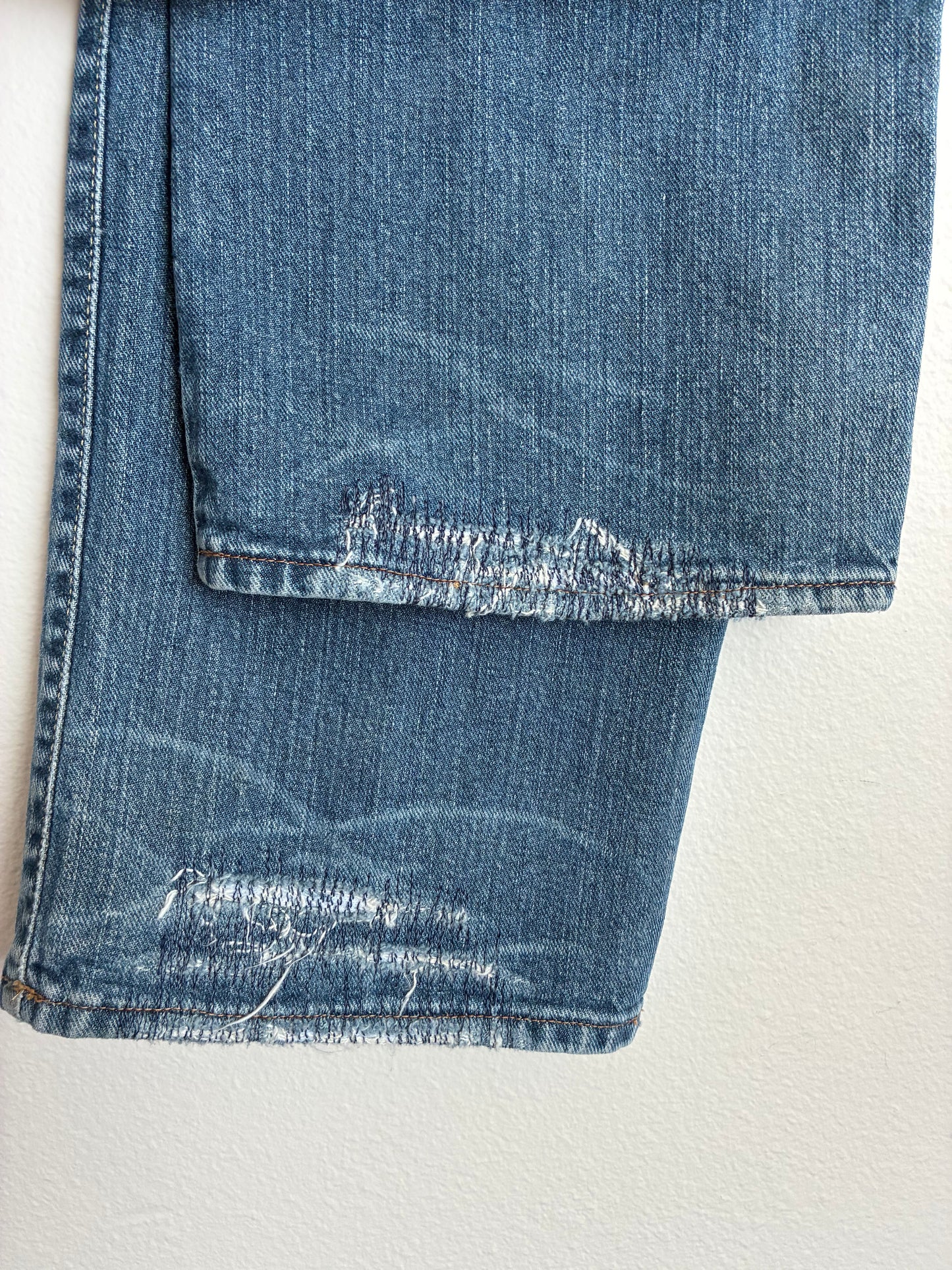 Boro Repaired Straight Fit Jeans