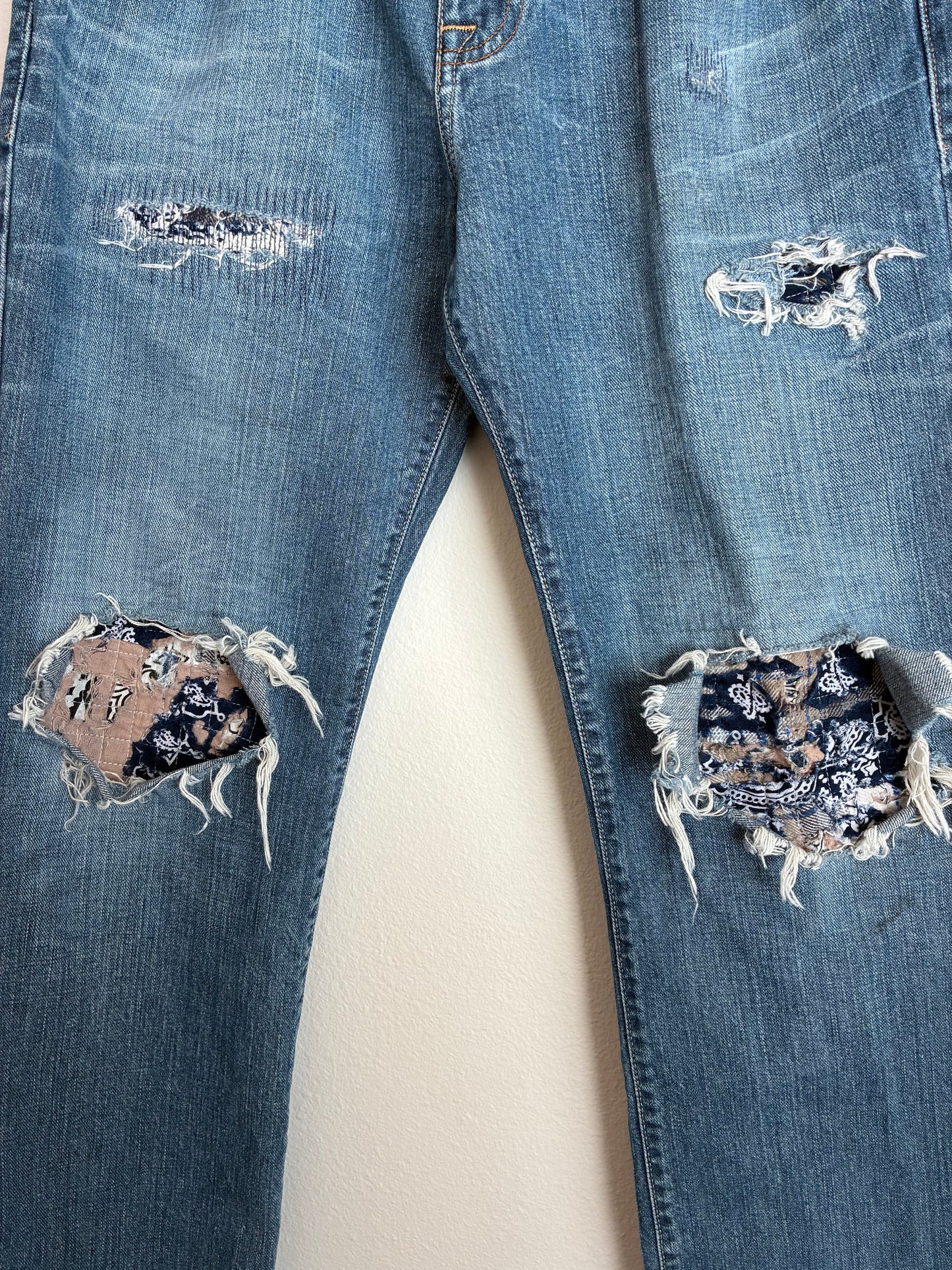 Boro Repaired Straight Fit Jeans