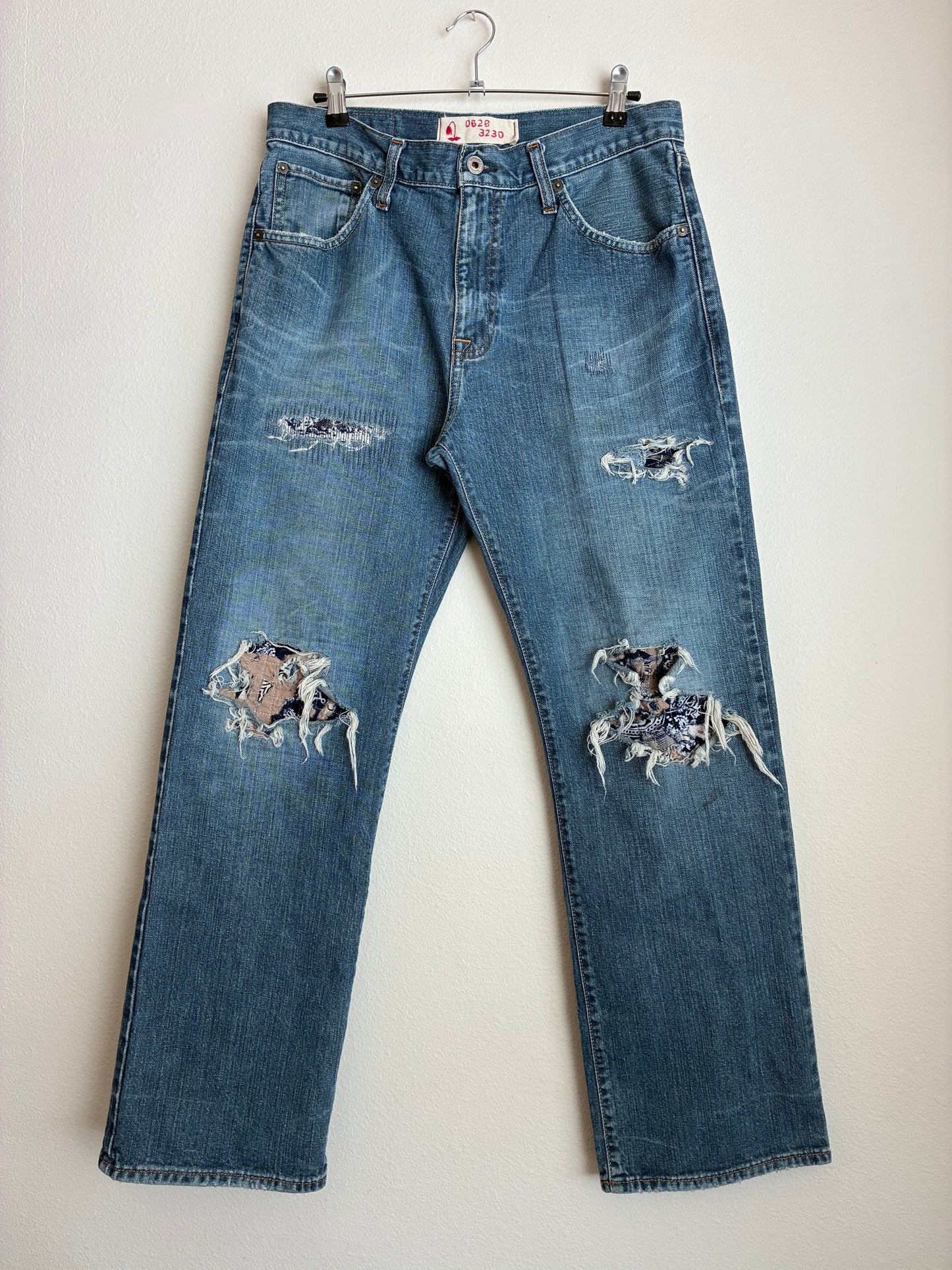 Boro Repaired Straight Fit Jeans