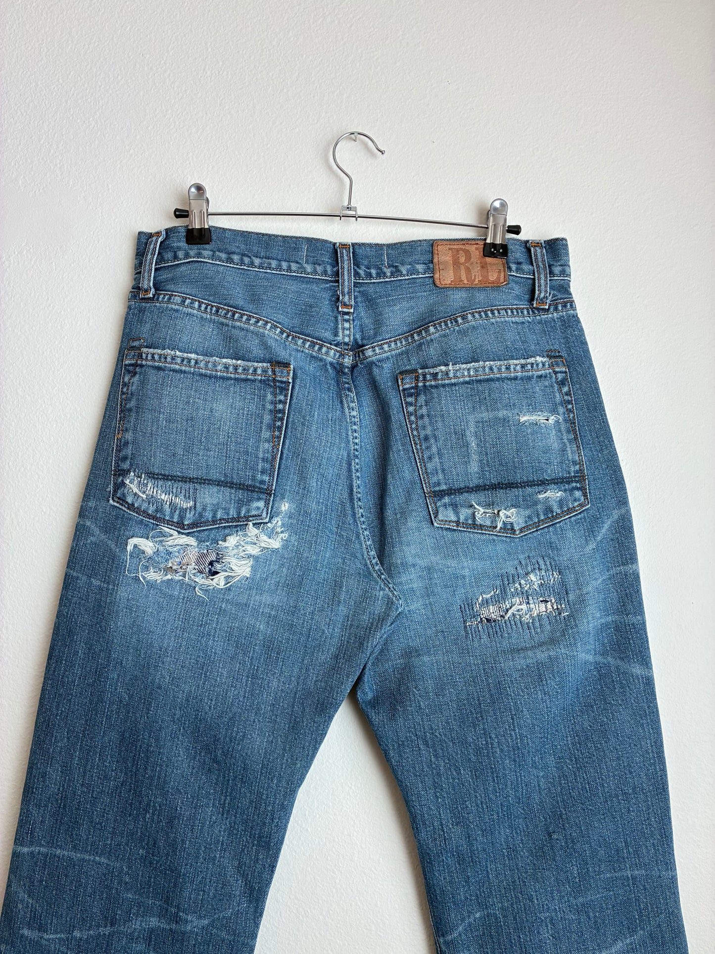 Boro Repaired Straight Fit Jeans