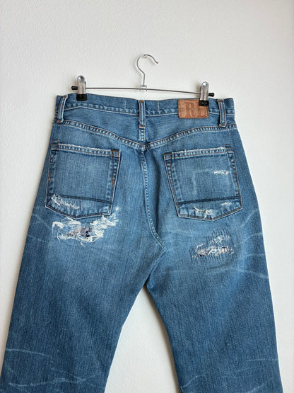 Boro Repaired Straight Fit Jeans