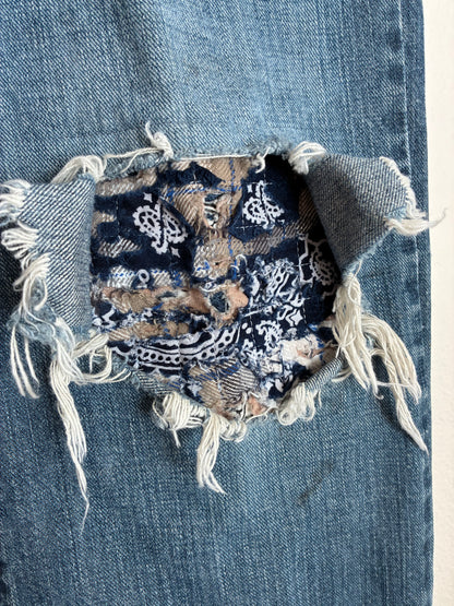 Boro Repaired Straight Fit Jeans