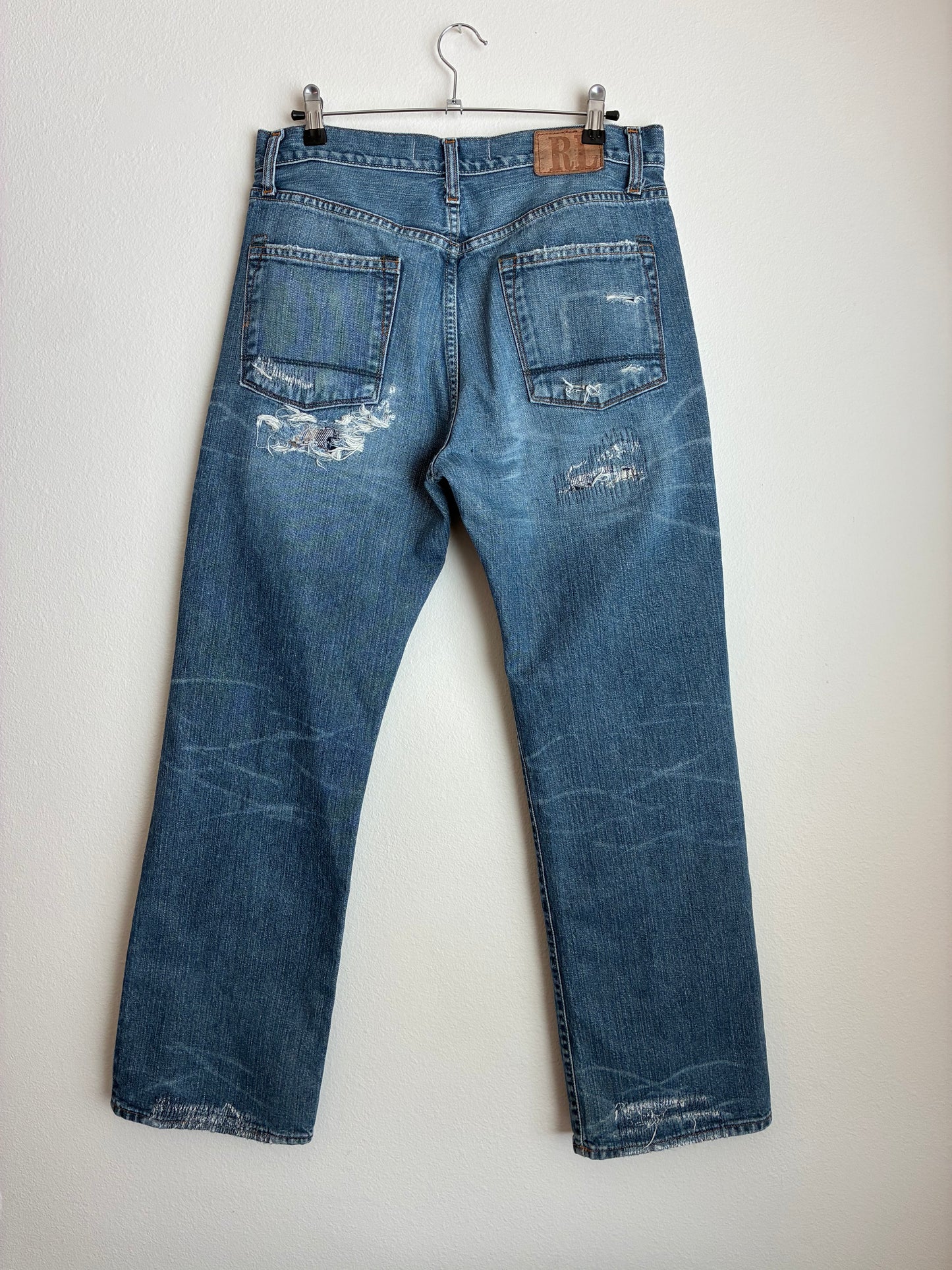 Boro Repaired Straight Fit Jeans